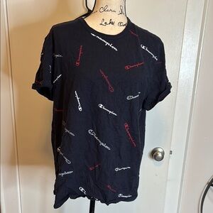 Champion Men's Navy T-Shirt